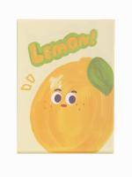 Y44 желтый Зеркало косметическое Лимон