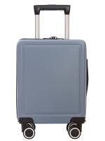 A999-8 Чемодан ручная кладь S Победа голубой