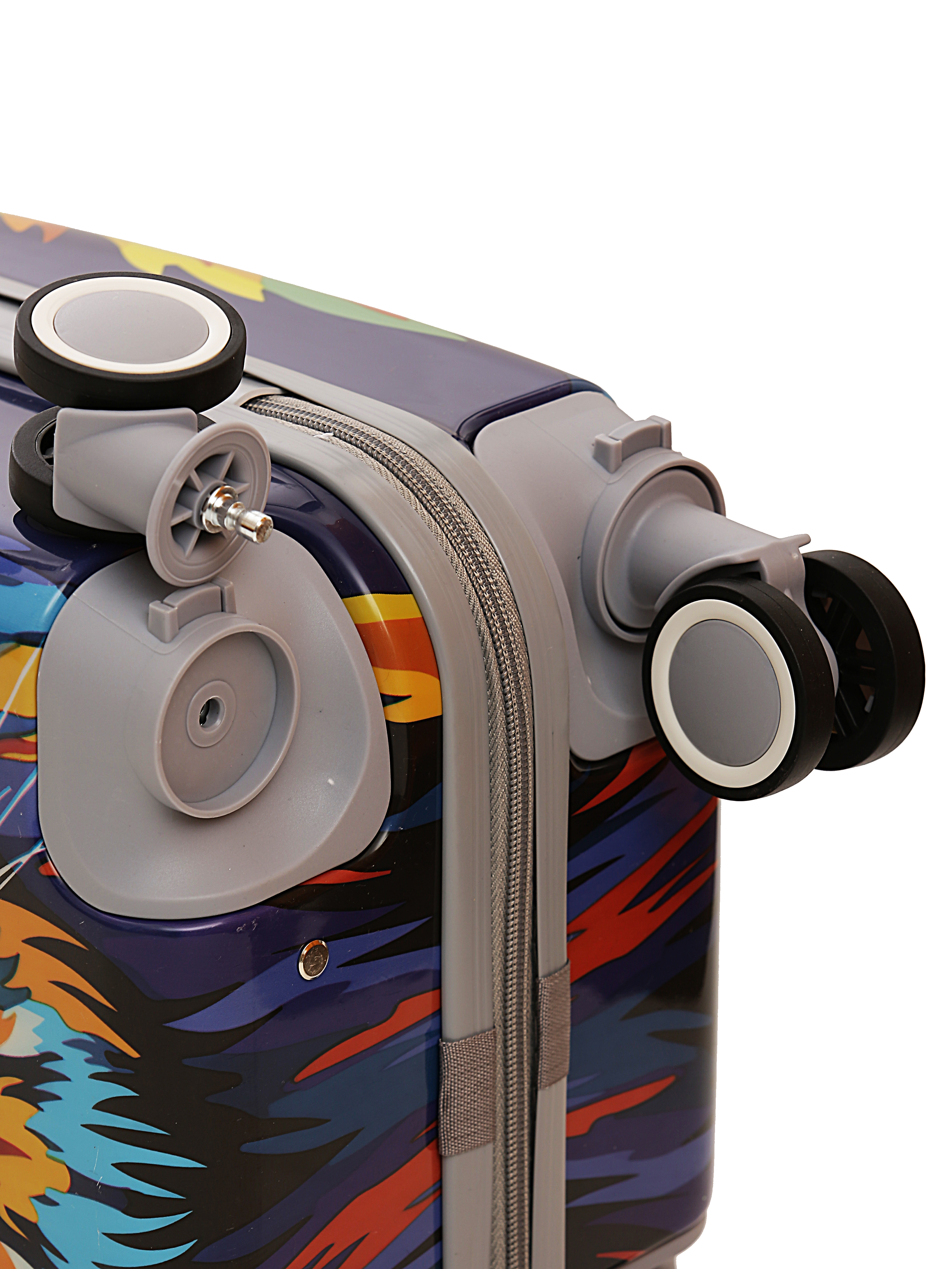 A777-6 Чемодан детский ручная кладь S Лев синий