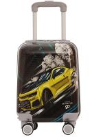A777-5 Чемодан детский ручная кладь S Машина черный