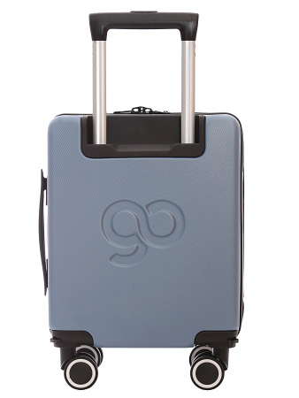 A999-8 Чемодан ручная кладь S Победа голубой