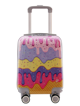 A777-8 Чемодан для ручной клади Мороженое розовый