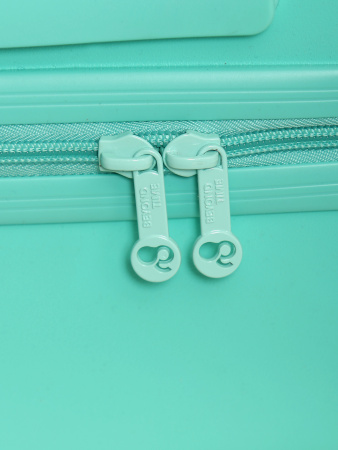 G213 зеленый чемодан детский 20" Кот Music