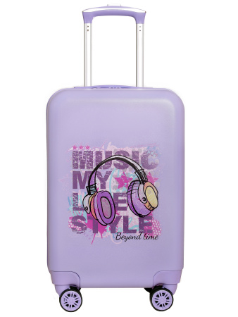 G230 сиреневый чемодан детский 20" Music