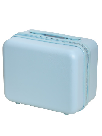 G205 голубой чемодан детский Дог в наушниках