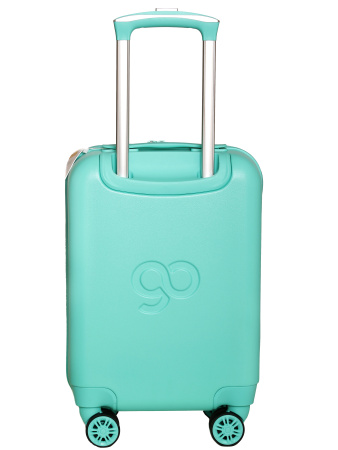 G213 зеленый чемодан детский 20" Кот Music