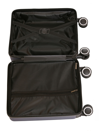 A999-8 Чемодан ручная кладь S Победа голубой