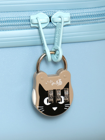 Z01бежевый Замок кодовый навесной детский