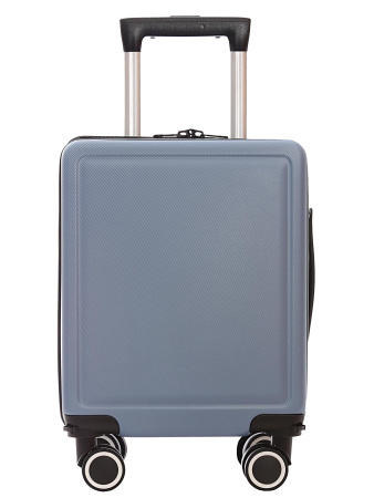 A999-8 Чемодан ручная кладь S Победа голубой