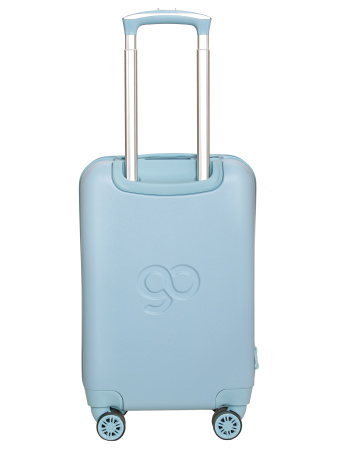 R139 голубой чемодан детский 18" Пес музыкант