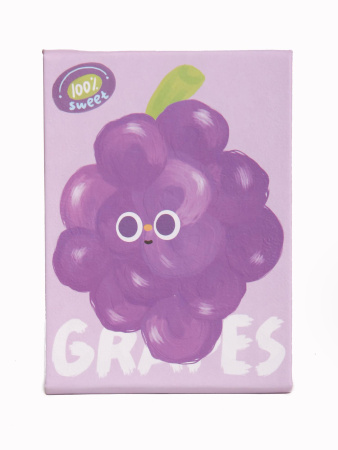 Y43 сиреневый Зеркало косметическое Виноград