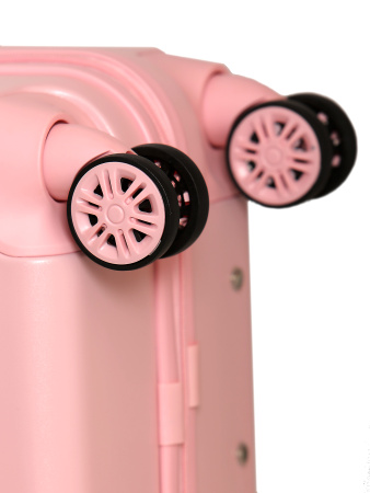 R119 розовый чемодан детский Котики