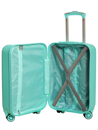 G213 зеленый чемодан детский 20" Кот Music