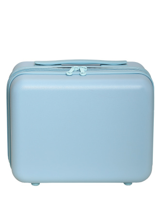 G205 голубой чемодан детский Дог в наушниках