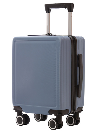 A999-8 Чемодан ручная кладь S Победа голубой