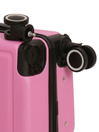 A999-7 Чемодан ручная кладь S Победа розовый