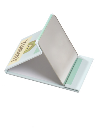 Y41 зеленый Зеркало косметическое Киви